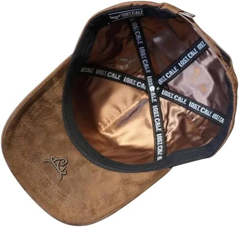LOST CALF Unisex All Star Brown A-Frame Snapback Patch Cap Hat in Kuwait