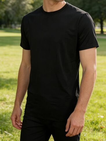 2 Pack Men's Quick Dry Workout T-Shirts Lightweight Moisture Wicking Short Sleeve Athletic Tops for Gym Training in Kuwait
