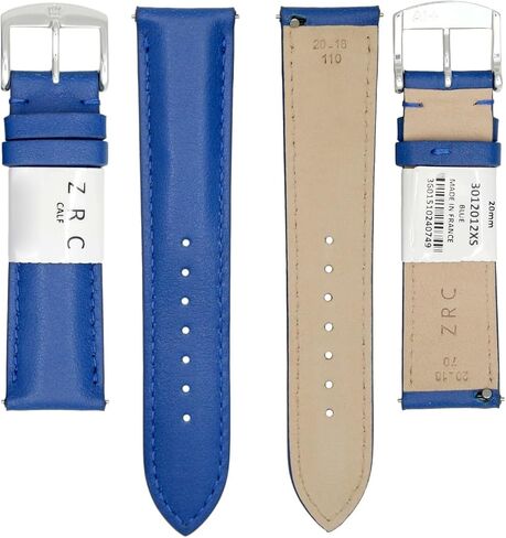 Generic ROCHET WATCH BANDS No. 301 Fine Calf Grain Leather - Quick Release SHORT Leather Watch Bands, SHORT Length for Men Women Fashion Watches, ZRC-301 in Kuwait