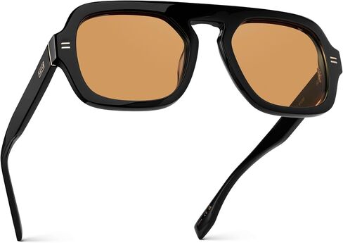 WearMe Pro WMP Eyewear – Women’s Polarized Oversized Square Sunglasses: Flat-Top Frame with Retro High-Fashion Style in Kuwait