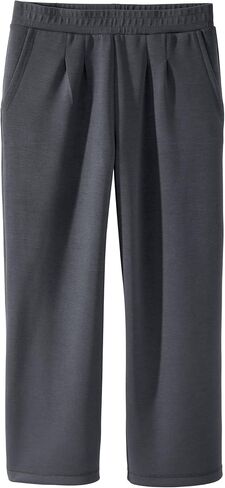 Silvert’s Women’s Soft Pleated Front Pull-On Pants, Easy Pull On Elastic Waist Pants with Pockets in Kuwait