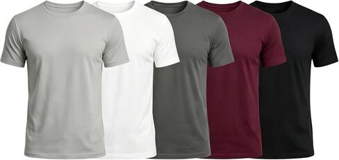 2 Pack Men's Quick Dry Workout T-Shirts Lightweight Moisture Wicking Short Sleeve Athletic Tops for Gym Training in Kuwait