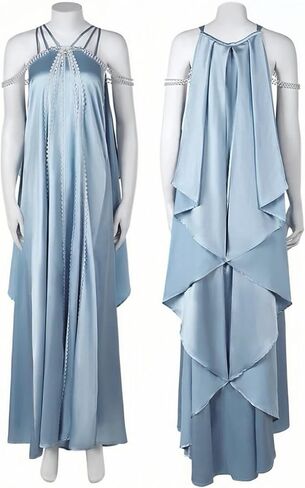 Padme Dress Women Blue Queen Padme Amidala Costume Halloween Party Nightgown for Adult in Saudi Arabia