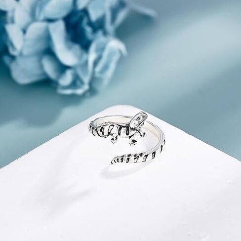 Bearded Dragon Rings for Women Cute Reptile Bearded Dragon Jewelry Gift for Women Mothers and Friends in Saudi Arabia