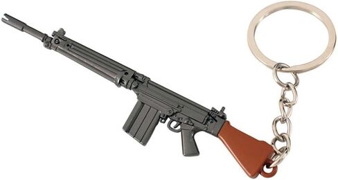 Generic 9cm FN-FAL بندقية هجومية نموذج سلسلة المفاتيح قلادة، صغيرة in Kuwait