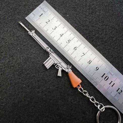 Generic 9cm FN-FAL بندقية هجومية نموذج سلسلة المفاتيح قلادة، صغيرة in Kuwait
