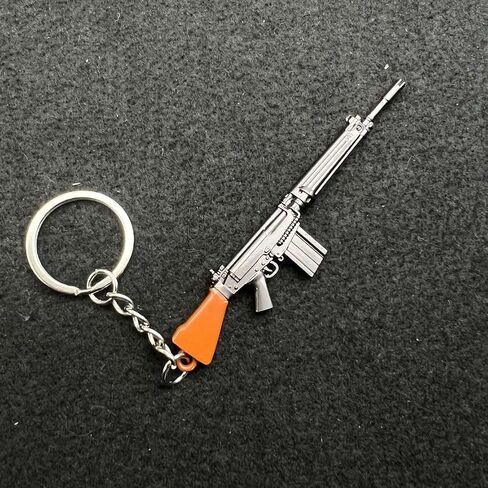 Generic 9cm FN-FAL بندقية هجومية نموذج سلسلة المفاتيح قلادة، صغيرة in Kuwait