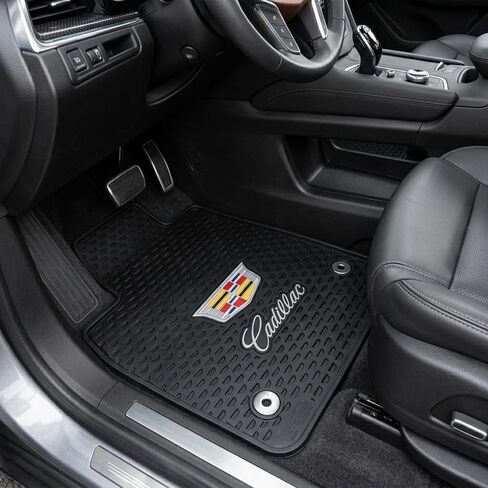 Lloyd Mats Heavy Duty Signature Rubber All Weather Floor Mats for Cadillac XT6 2020-ON 2PC Fronts in Kuwait