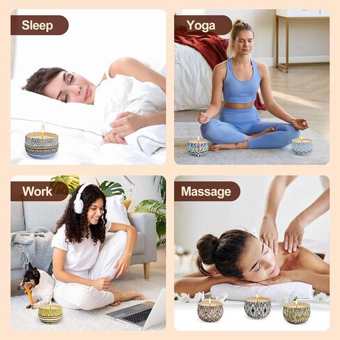 36 Pack Scented Candles Set for Home, Relaxing Stress Relief, Aromatherapy, Russian Patterns - Natural Soy Wax and Fragrance - Gifts for Women, Mom, Best Friend, Wife, Birthday in Saudi Arabia