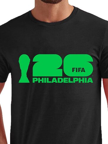 Profile Varsity FIFA World Cup 2026 Men's Big and Tall Cotton Crewneck T-Shirt – Host City Souvenir Tee in Kuwait