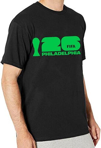 Profile Varsity FIFA World Cup 2026 Men's Big and Tall Cotton Crewneck T-Shirt – Host City Souvenir Tee in Kuwait