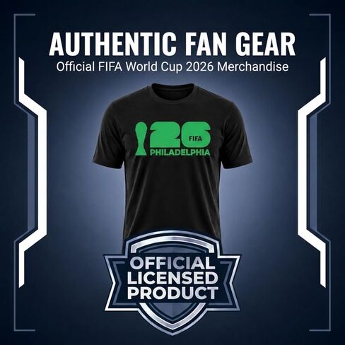Profile Varsity FIFA World Cup 2026 Men's Big and Tall Cotton Crewneck T-Shirt – Host City Souvenir Tee in Kuwait