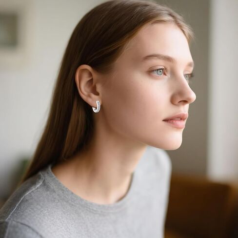 Celtic Knot Hoop Earrings 925 Sterling Silver Viking Trinity Knot Earrings Vintage Jewelry Gift for Women Men in Kuwait