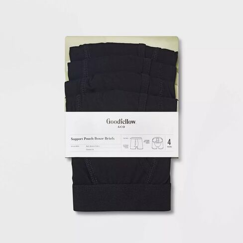 Goodfellow & Co Men's Support Pouch Boxer Briefs 4pk - (Black, Large) in Kuwait