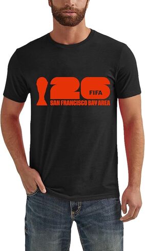 Profile Varsity FIFA World Cup 2026 Men's Big and Tall Cotton Crewneck T-Shirt – Host City Souvenir Tee in Saudi Arabia