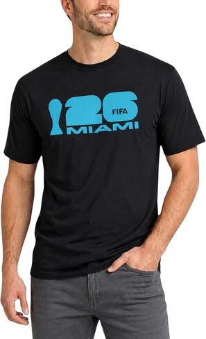 Profile Varsity FIFA World Cup 2026 Men's Big and Tall Cotton Crewneck T-Shirt – Host City Souvenir Tee in Kuwait