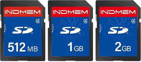 بطاقة INDMEM SD سعة 1 جيجابايت + 2 جيجابايت + 512 ميجابايت، بطاقة ذاكرة فلاش من الفئة 4 2G SLC بطاقات رقمية آمنة قياسية in Kuwait