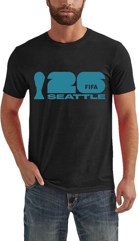 Profile Varsity FIFA World Cup 2026 Men's Big and Tall Cotton Crewneck T-Shirt – Host City Souvenir Tee in Kuwait
