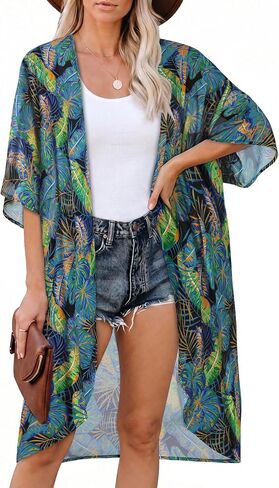 Kimonos for Women Swimsuit Coverup Beach Casual Outfits Loose Summer Cardigans for Swimwear 2026 in Saudi Arabia