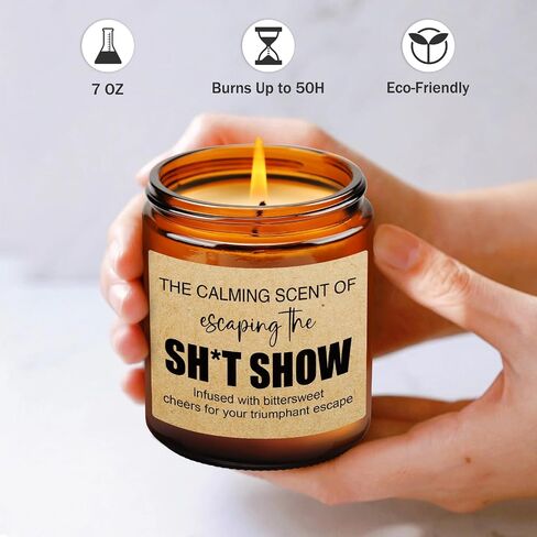 Scented Candles - Farewell Gifts for Coworkers, Boss, Work Bestie, Moving Away Gift for Friends, Funny Retirement Gift for Women, Men - Coworker Leaving Gifts, New Beginnings Goodbye Presents in Saudi Arabia
