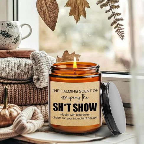 Scented Candles - Farewell Gifts for Coworkers, Boss, Work Bestie, Moving Away Gift for Friends, Funny Retirement Gift for Women, Men - Coworker Leaving Gifts, New Beginnings Goodbye Presents in Saudi Arabia