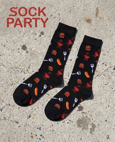 Funny Grilling Socks For Men, Great Grilling Gift Barbeque Guys, One Size in Saudi Arabia