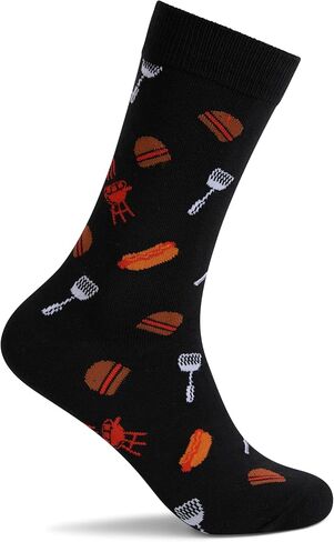 Funny Grilling Socks For Men, Great Grilling Gift Barbeque Guys, One Size in Saudi Arabia
