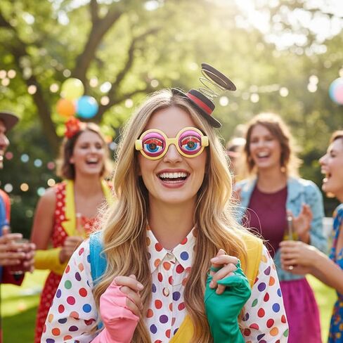Kinetic Crazy Eyes Glasses, Crazy Eyes Glasses, 4PCS Funny Props Glasses With Blinking Eyeballs, Crazy Eye Glasses for Costume Parties, Pranks, Gag Gifts, Photo Props, Social Gatherings in Saudi Arabia
