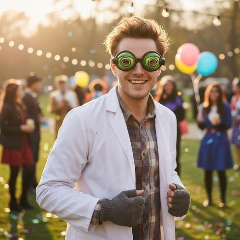 Kinetic Crazy Eyes Glasses, Crazy Eyes Glasses, 4PCS Funny Props Glasses With Blinking Eyeballs, Crazy Eye Glasses for Costume Parties, Pranks, Gag Gifts, Photo Props, Social Gatherings in Saudi Arabia