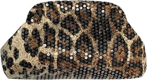 ENBEI Women's Leopard Print Clutch Purse Evening Handbag Stylish Wallet for Party, Wedding, Prom Trendy Clutch for Women in Saudi Arabia