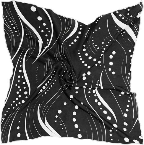 Head Scarf for Women Neck Scarf Vintage Equestrian Pattern Large Square Satin Wrap Hair Bandana 24" Silk Like Scarves in Saudi Arabia