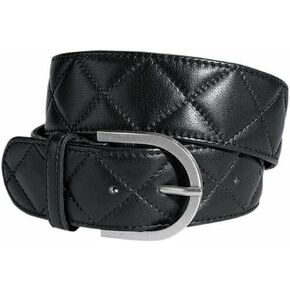 Tailored Sportsman Quilted Leather C Belt Black M in Saudi Arabia