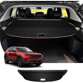 Powerty Cargo Cover for 2023 2024 2025 Mazda CX-50 Trunk Cover Retractable Trunk Shielding Shade CX50 Accessories Cargo Luggage Cover Black in Kuwait