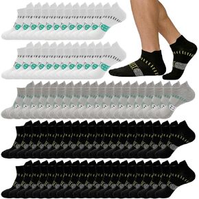 20 Pairs Mens Ankle Socks Cushioned Low Cut Moisture Wicking Athletic Tab Socks for Men Women in Saudi Arabia