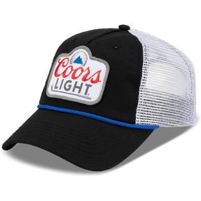 Coors Light Embroidered Woven Patch Rope Hat Black in Saudi Arabia