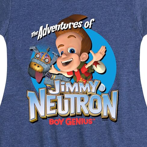 ملابس HYBRID - Jimmy Neutron - Boy Genius - فستان ملائم ومتوهج للفتيات الصغيرات والشباب in Kuwait