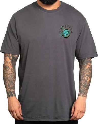 تيشيرت Sullen الرجالي Rough Seas Summer Days Drop Tattoo Lifestyle Graphic Standard بأكمام قصيرة باللون الأسود in Kuwait