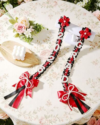 Graduation Money Lei Class of 2026 - Congratulations Grad Leis Pearl Bow Garland Sash for High School in Kuwait