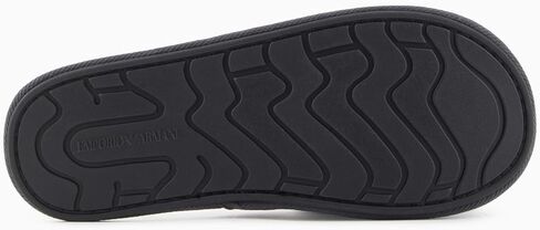 Emporio Armani Men's Eagle Logo House Slippers in Kuwait
