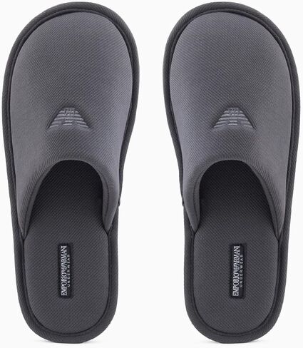 Emporio Armani Men's Eagle Logo House Slippers in Kuwait