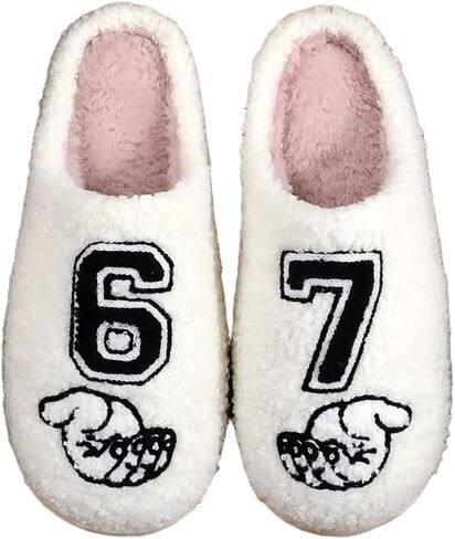 Womens Mens Memory Foam Soft Plush Home Slippers Slip On Non-Slip Fuzzy Outdoor Indoor House Slippers in Kuwait