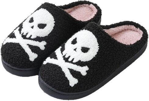 Womens Mens Memory Foam Soft Plush Home Slippers Slip On Non-Slip Fuzzy Outdoor Indoor House Slippers in Kuwait