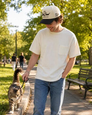 Waldeal Cat Dad Hat for Men, Two-Tone Vintage Dad Trucker Hat, Black Fathers Day Birthday Gifts for Cat Lovers Black in Saudi Arabia