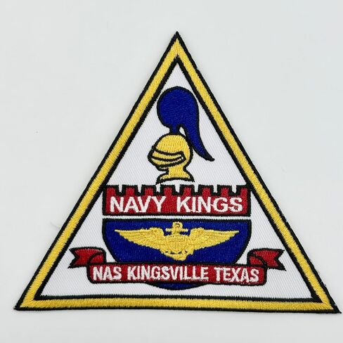 NAS Kingsville Patch – Iron On, 4 inches in Kuwait