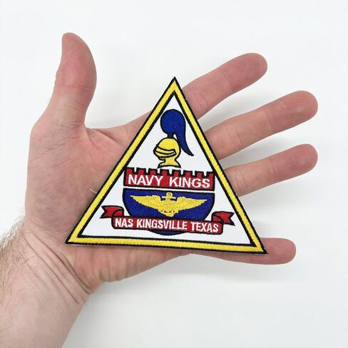 NAS Kingsville Patch – Iron On, 4 inches in Kuwait