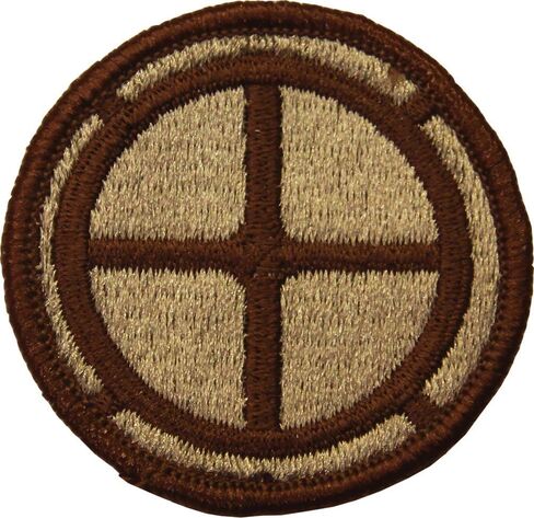 35th Infantry Division Patch Desert in Kuwait