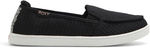 Roxy Women's Minnow VII Slip On Loafer, Black, 6.5 in Kuwait