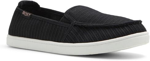 Roxy Women's Minnow VII Slip On Loafer, Black, 6.5 in Kuwait
