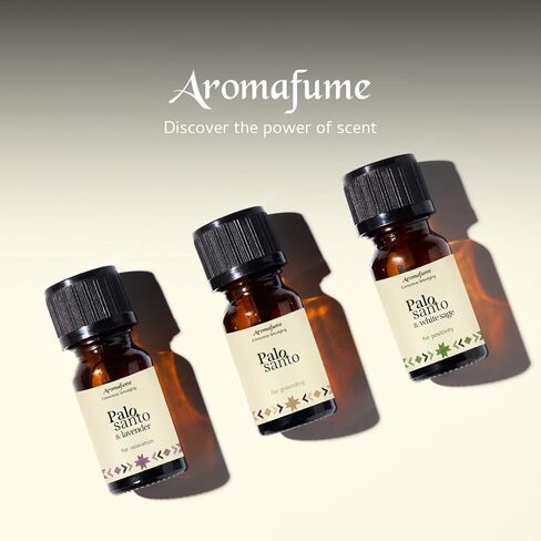 Palo Santo & Copal Essential Oil Diffuser Blend by Aromafume | 3 x 10ml / 0.33 fl oz l Aromatherapy Oil for Smokeless Smudging | Natural Air fresheners for Home | Spiritual Meditation Accessories in Kuwait