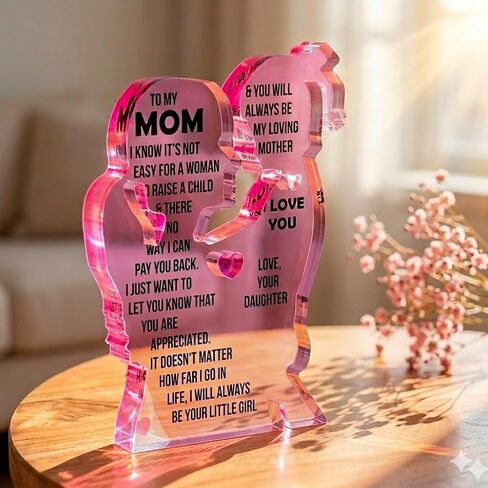 Fathers Day Acrylic Plaque Gifts from Daughter, To My Dad Fathers Day Sign, Heartfelt Gift for Papa, Desktop Plaque for Home Office Bedroom, Best Dad Gifts Anniversary Birthday Presents from Daughter in Saudi Arabia
